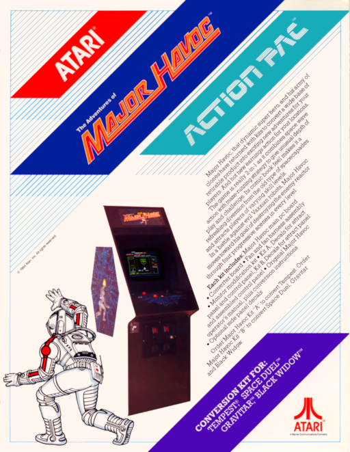 Major Havoc (rev 2) Arcade Game Cover